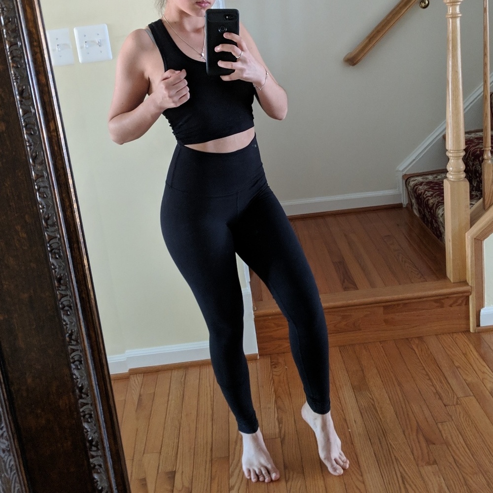 Beyond Yoga Black Seamless Highwaisted Leggings